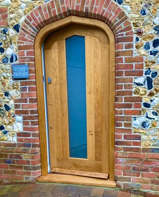 Solid Oak front door and frame